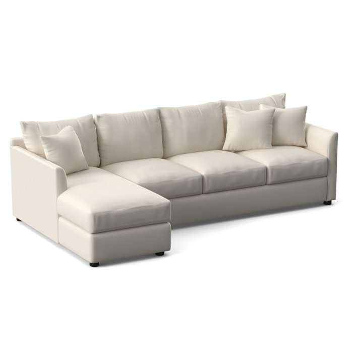 Wayfair Custom Upholstery™ Cecelia 2 Piece Upholstered Sectional
